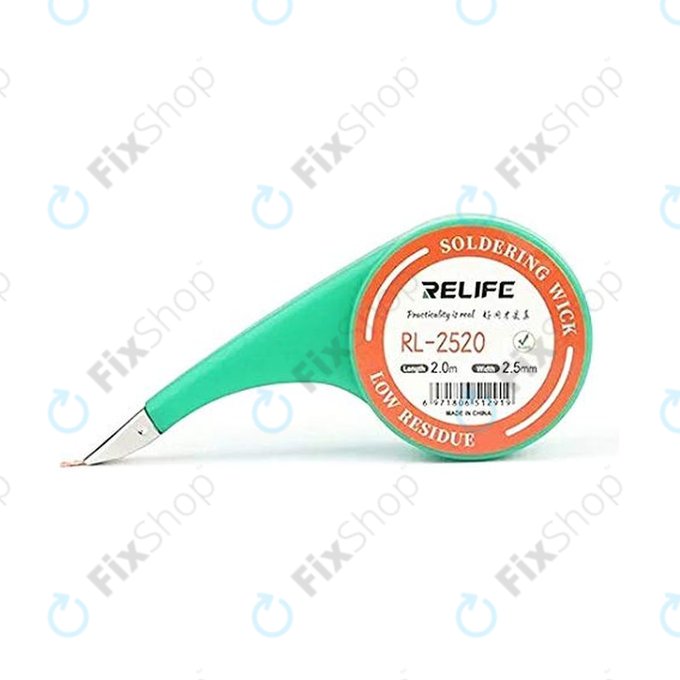 Relife RL-2520 - Spajkalna pletenica za uklanjanje viška kalaja (2.5mm)