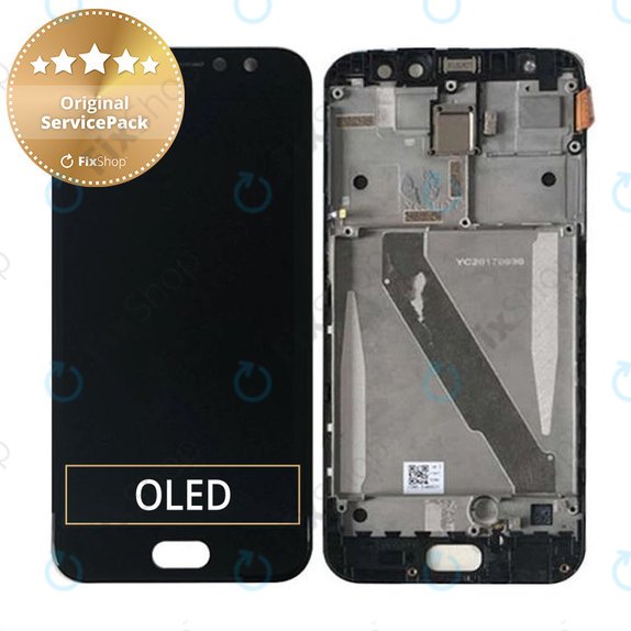 Asus ZenFone 4 Selfie Pro ZD552KL - LCD zaslon + zaslon osjetljiv na dodir (crni) - 90AZ01M7-R20010, 90AZ01M7-R20011 Originalni servisni paket