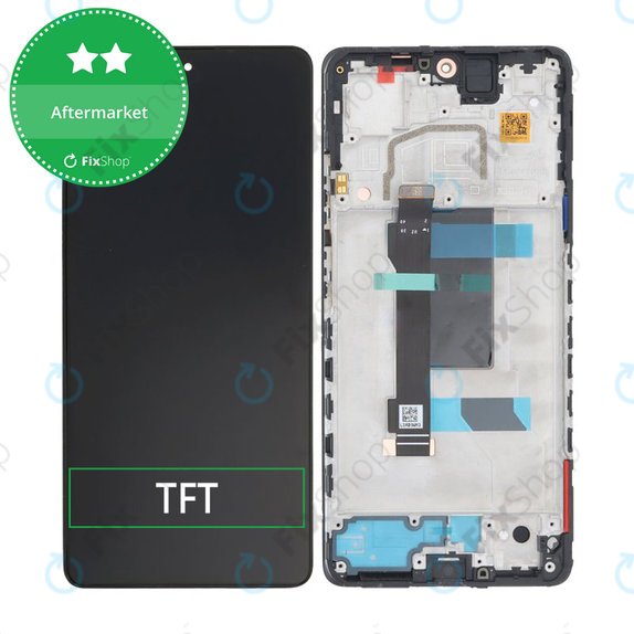 Xiaomi Poco X5 Pro - LCD zaslon + zaslon osjetljiv na dodir + okvir (Astral Black) TFT