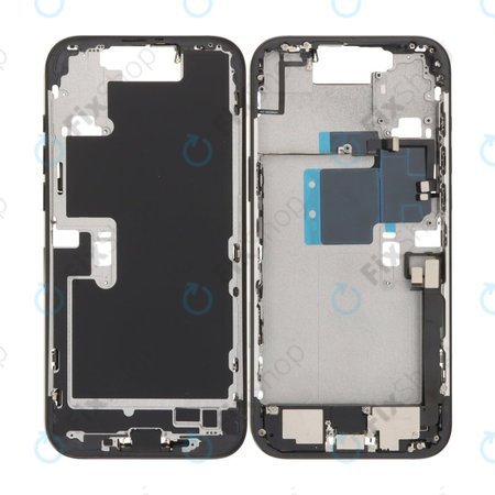 Apple iPhone 16 Pro Max - Srednji Okvir + Tipke za Uključivanje, Glasnoću i Kameru (Black Titanium)