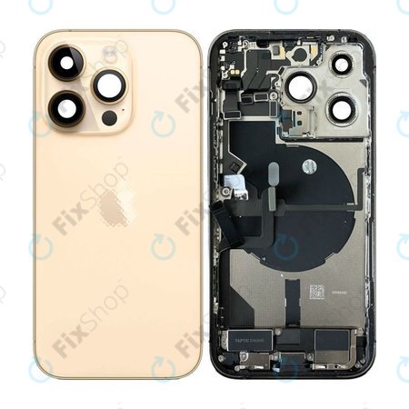 Apple iPhone 14 Pro - Stražnje Maska s malim dijelovima (zlato)