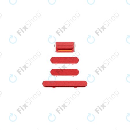 Apple iPhone 13, 13 Mini - Bočni gumbi (crveni)