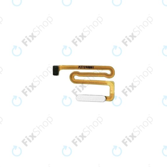 Samsung Galaxy A04S A047F - Senzor otiska prsta + savitljivi kabel (bijeli) - GH96-15278B originalni servisni paket