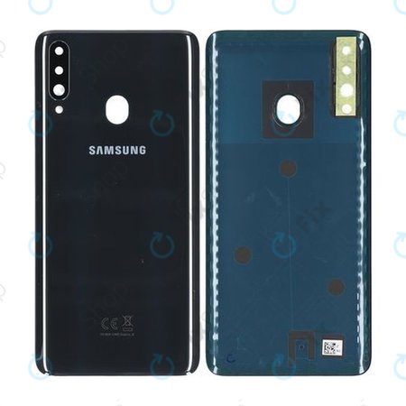 Samsung Galaxy A20s A207F - Poklopac baterije (crni) - GH81-19446A Originalni servisni paket