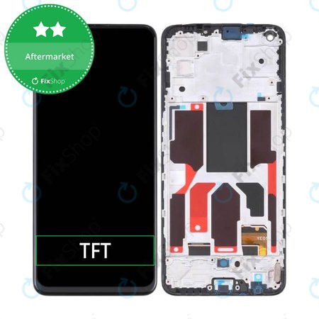 OnePlus Nord CE 5G - LCD zaslon + zaslon osjetljiv na dodir + okvir (Black) TFT
