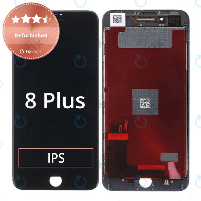 Apple iPhone 8 Plus - LCD zaslon + zaslon osjetljiv na dodir + okvir (crni) Refurbished