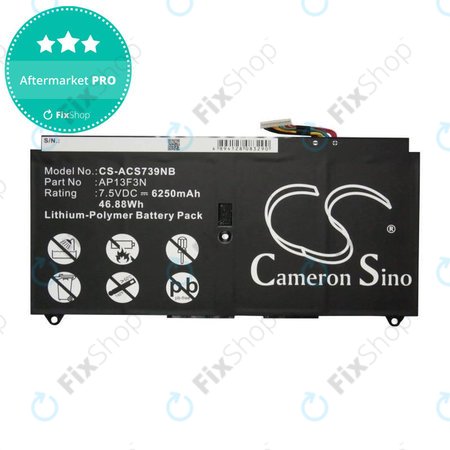 Baterija za Acer Aspire S7, 6250mAh, Li-Pol, 7.5V, AP13F3N, HQ