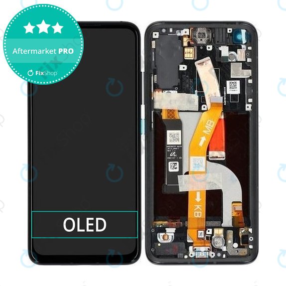 Asus ZenFone 8 ZS590KS - LCD zaslon + zaslon osjetljiv na dodir + okvir (Obsidian Black) OLED