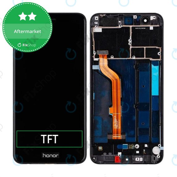 Huawei Honor 8 - LCD zaslon + zaslon osjetljiv na dodir + okvir (Midnight Black) TFT