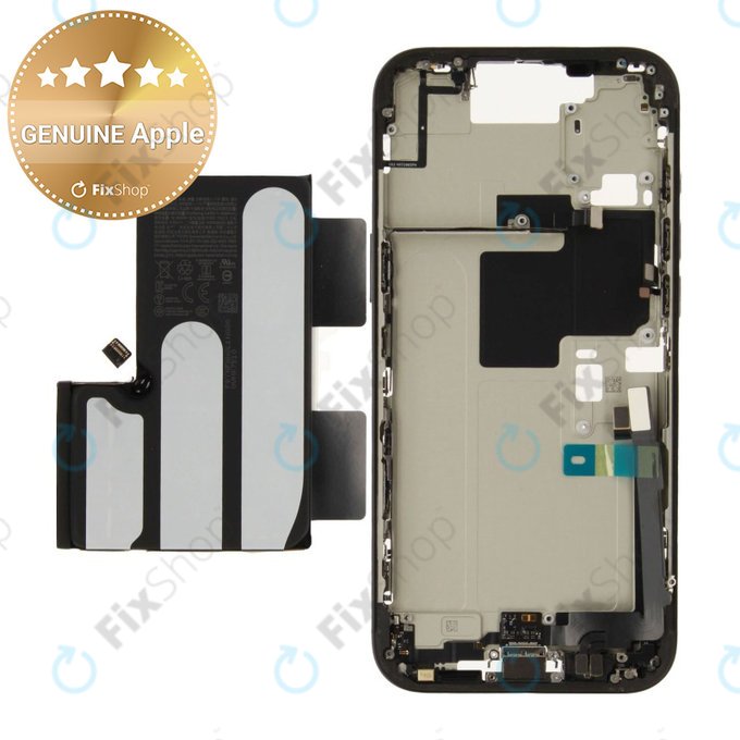 Srednji okvir s baterijom za iPhone 16 Pro Max | Black Titanium | ZD076-00693 | Genuine Apple