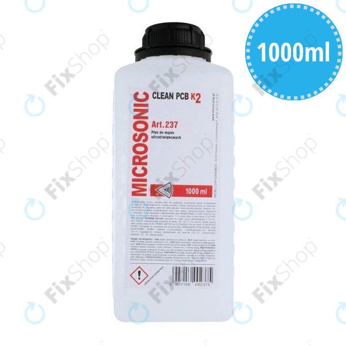 Microsonic Clean PCB K2 - Tekućina za ultrazvučno čišćenje - 1000 ml
