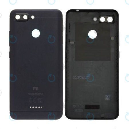 Xiaomi Redmi 6 - Poklopac baterije (crni)