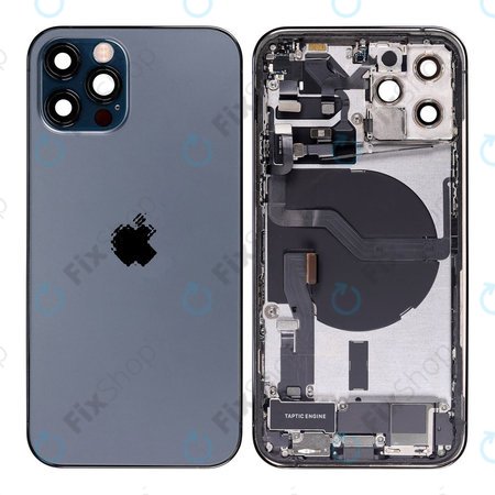Apple iPhone 12 Pro - Stražnje Maska s malim dijelovima (plavo)