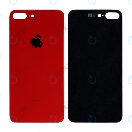 Apple iPhone 8 Plus - Stražnje staklo kućišta (crveno)