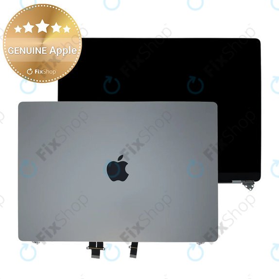 LCD zaslon za MacBook Pro 16", A3403 (2024), s prednjim staklom i pokrovom, Silver, 661-42323, Genuine Apple, Genuine Apple
