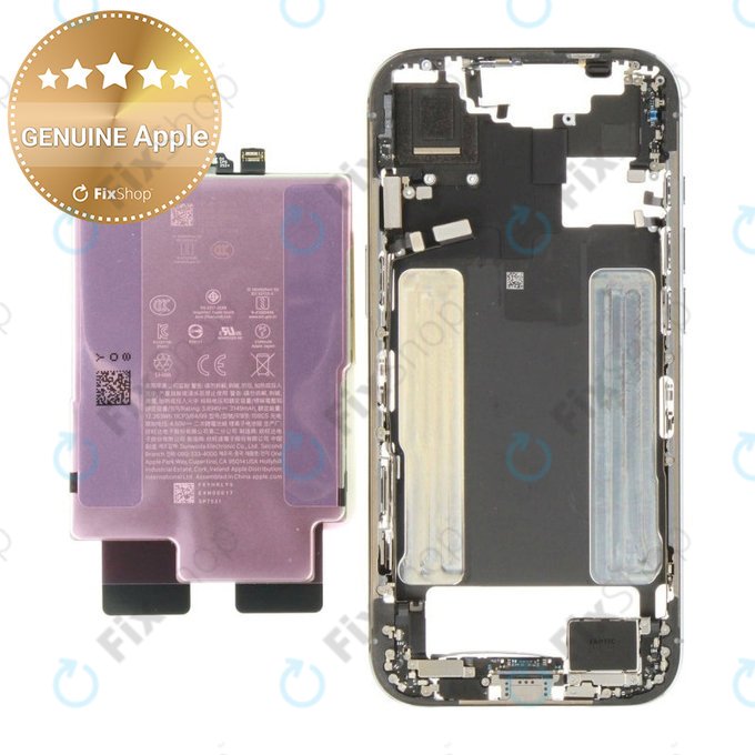 Srednji okvir s baterijom za iPhone 17 Air | Light Blue | ZD076-00719 | Genuine Apple