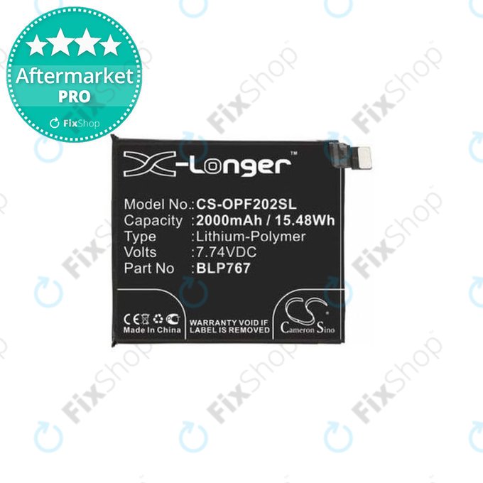 Oppo Find X2 Pro - Baterija BLP767 2000mAh HQ