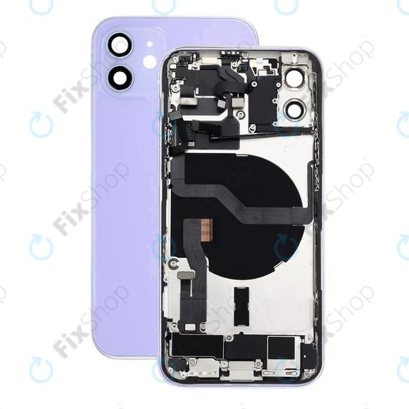 Apple iPhone 12 - Stražnje Maska s malim dijelovima (ljubičasto)