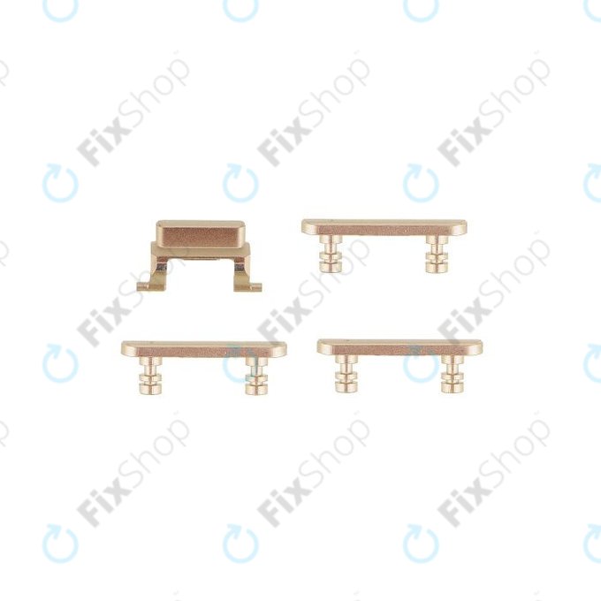 Apple iPhone 7 - Set bočnih tipki - Uključivanje/isključivanje + glasnoća + isključivanje zvuka (zlato)