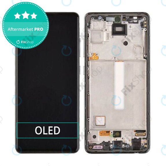 Samsung Galaxy A52 4G A525F - LCD zaslon + zaslon osjetljiv na dodir + okvir OLED (Fantastična crna)