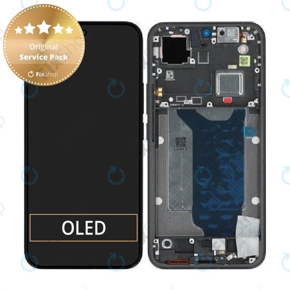 Zaslon za Xiaomi 15T Pro 5G, Black, Dodirni ekran s okvirom, 5600040O12U00, Genuine Service Pack