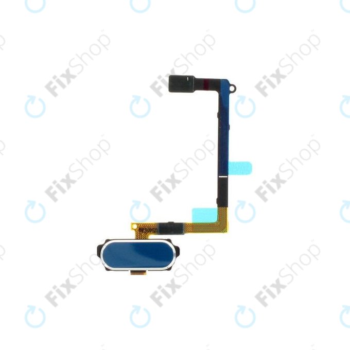 Samsung Galaxy S6 G920F - Home Button + Flex kabel (plavi) - GH96-08166D Genuine Service Pack