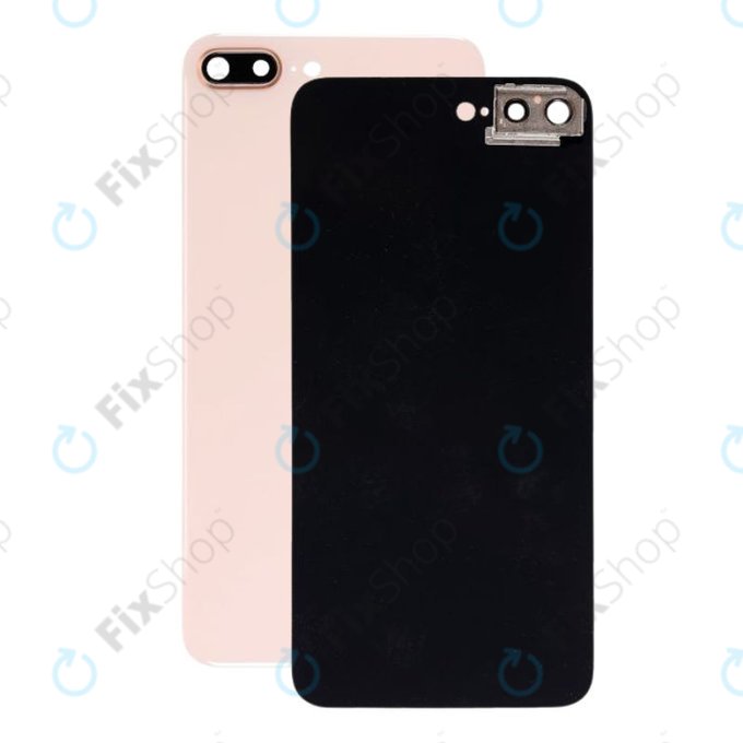 Apple iPhone 8 Plus - Staklo stražnjeg kućišta + držač kamere (zlato)