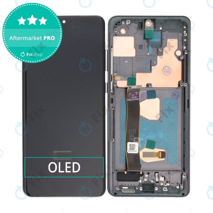 Samsung Galaxy S20 Ultra G988F - LCD zaslon + zaslon osjetljiv na dodir + okvir (Cosmic Black) OLED