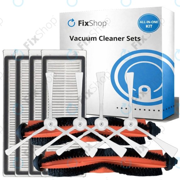 Set rezervnih dijelova za Xiaomi Mi Robot Vacuum Mop Essential (Mijia G1) (2x Glavna četka, 4x Filter, 4x Bočna četka)