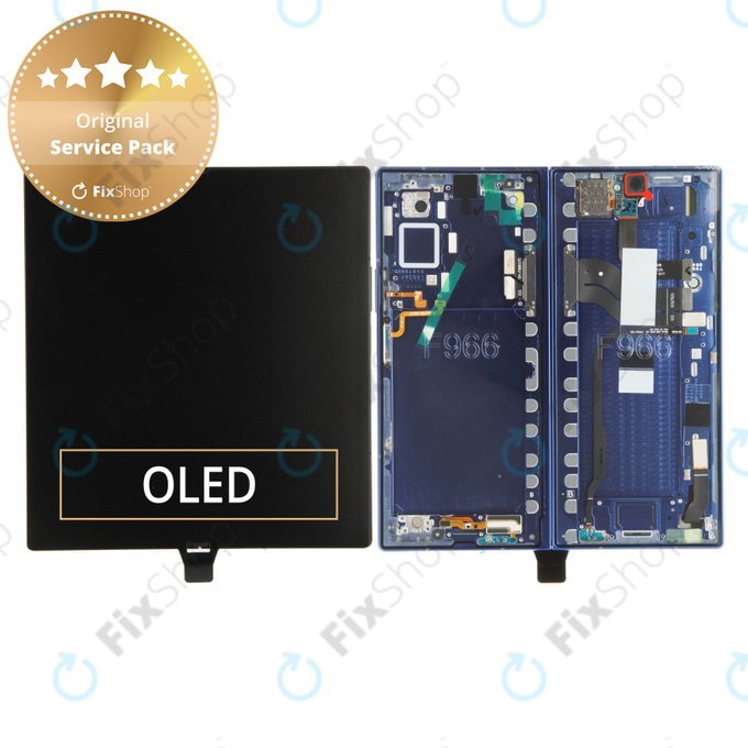 Samsung Galaxy Z Fold 7 F966B - LCD zaslon + zaslon osjetljiv na dodir + okvir (Blue Shadow) - GH82-37548B Genuine Service Pack