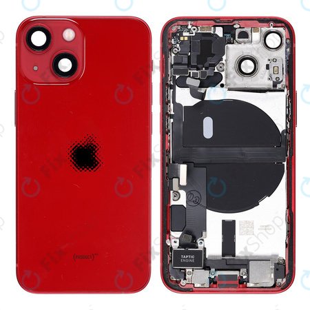 Apple iPhone 13 Mini - Stražnje Maska s malim dijelovima (crveno)