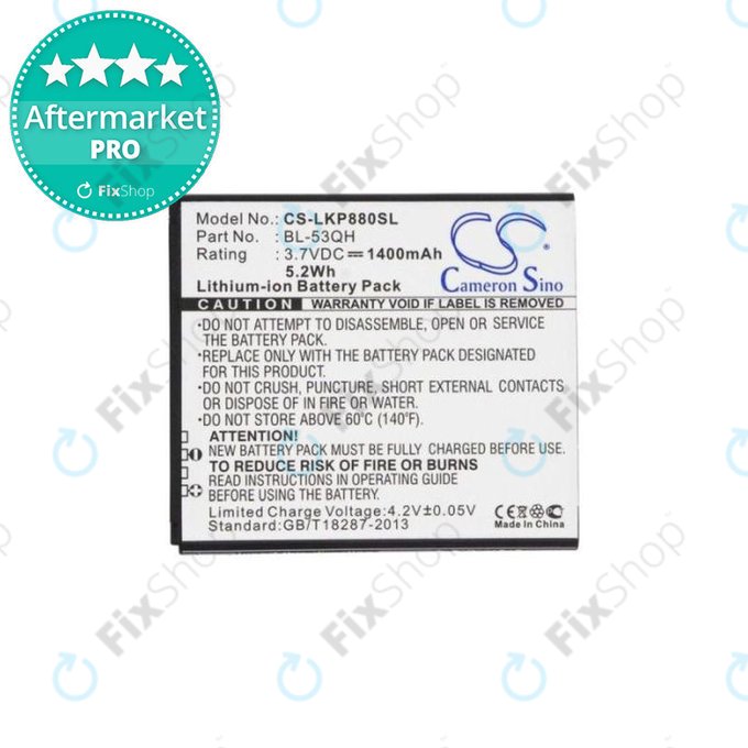 LG Optimus L9 P760 - Baterija BL-53QH 1400mAh HQ