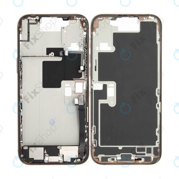 Apple iPhone 16 Pro Max - Srednji okvir + Tipke za uključivanje + Glasnoću (Desert Titanium)