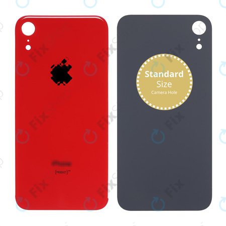 Apple iPhone XR - Stražnje staklo kućišta (crveno)