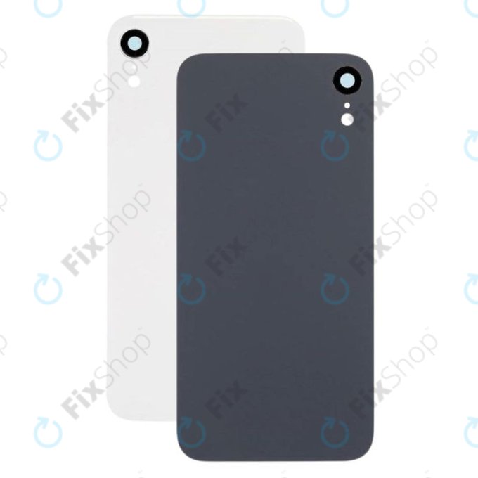 Apple iPhone XR - Staklo stražnjeg kućišta + leća kamere (bijelo)