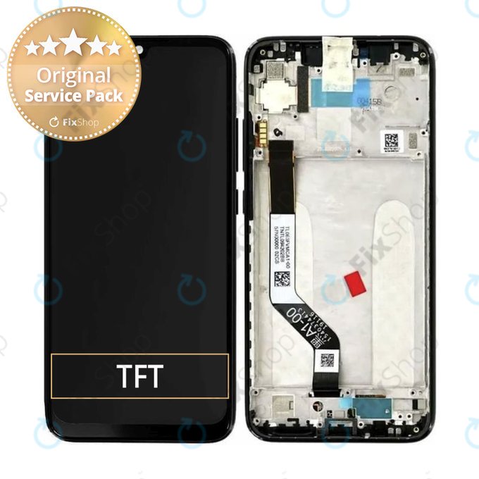 Xiaomi Redmi Note 7 M1901F7G M1901F7H - LCD zaslon + zaslon osjetljiv na dodir + okvir (bijeli) - 560460002033 Originalni servisni paket