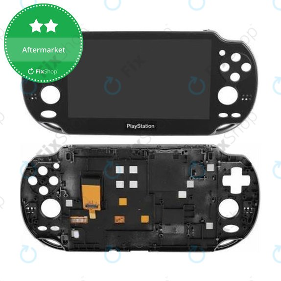 Sony Playstation Vita 1000 - LCD zaslon + zaslon osjetljiv na dodir + okvir (crni)