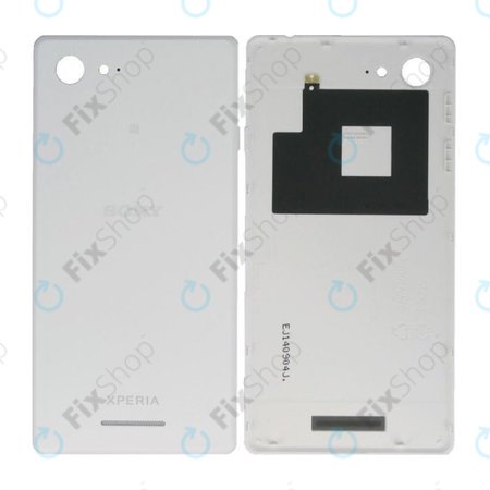 Sony Xperia E3 D2203 - Poklopac baterije (bijeli) - A/405-59080-0001 Originalni servisni paket