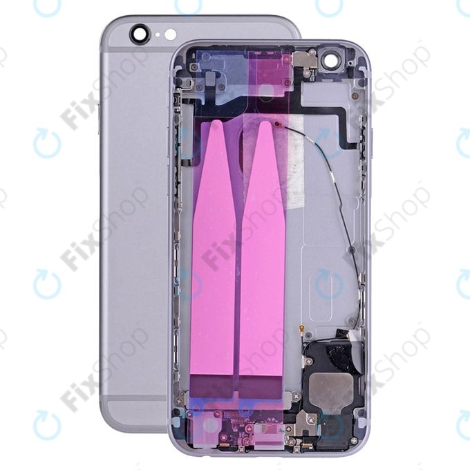 Apple iPhone 6S - Stražnje Maska s malim dijelovima (Space Grey)