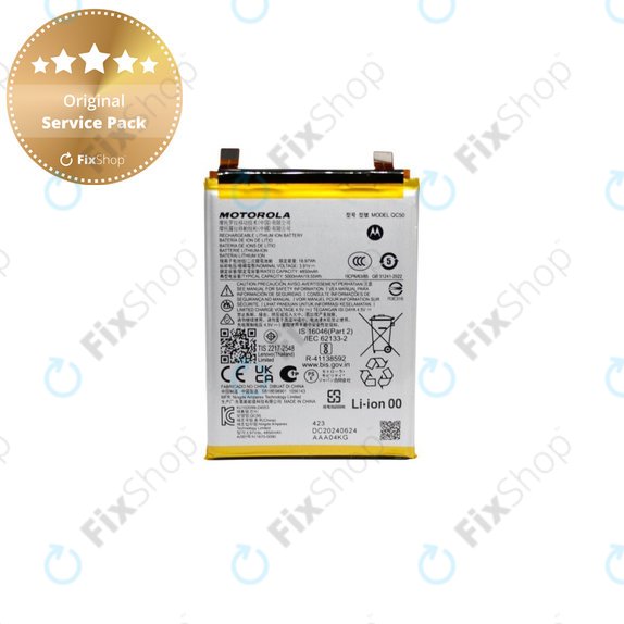Motorola Edge 50 Fusion - Baterija QC50 5000mAh - SB18E08901 Genuine Service Pack