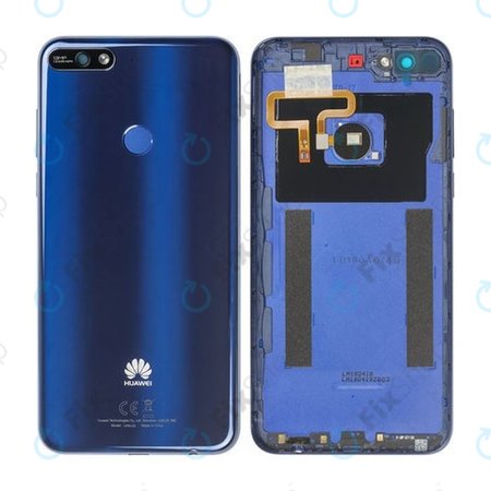 Huawei Y7 Prime (2018) - Poklopac baterije + leća stražnje kamere (plava) - 97070THH