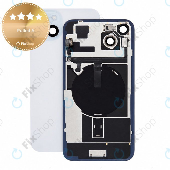 Staklo stražnjeg kućišta za iPhone 15 Plus, Blue, Pulled A