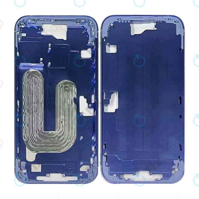 Apple iPhone 16 - Srednji okvir + Tipke za uključivanje + Glasnoću (Ultramarine)