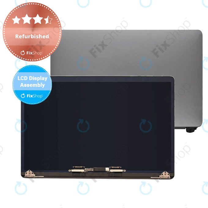Apple MacBook Pro 15" A1990 (2018 - 2019) - LCD zaslon + prednje staklo + kućište (Space Gray) Refurbished