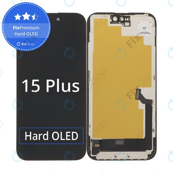 Apple iPhone 15 Plus - LCD zaslon + zaslon osjetljiv na dodir + okvir Hard OLED FixPremium
