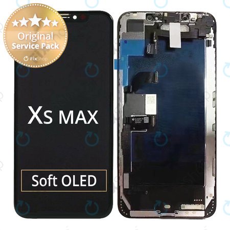 Apple iPhone XS Max - LCD zaslon + zaslon osjetljiv na dodir + okvir - 661-12944 Originalni servisni paket