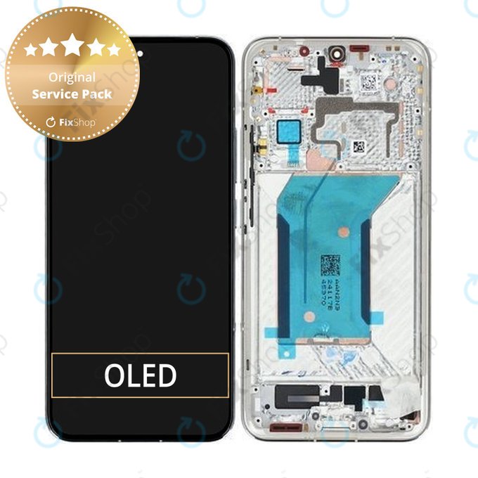 Xiaomi 14 23127PN0CC - LCD zaslon + zaslon osjetljiv na dodir + okvir (White) - 56000500N300 Genuine Service Pack