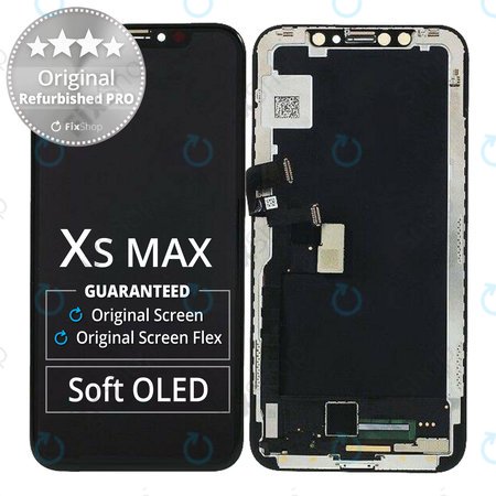 Apple iPhone XS Max - LCD zaslon + zaslon osjetljiv na dodir + okvir Original Refurbished PRO