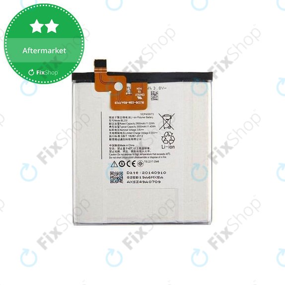 Lenovo VIBE Z2 - Baterija BL230, 3000mAh