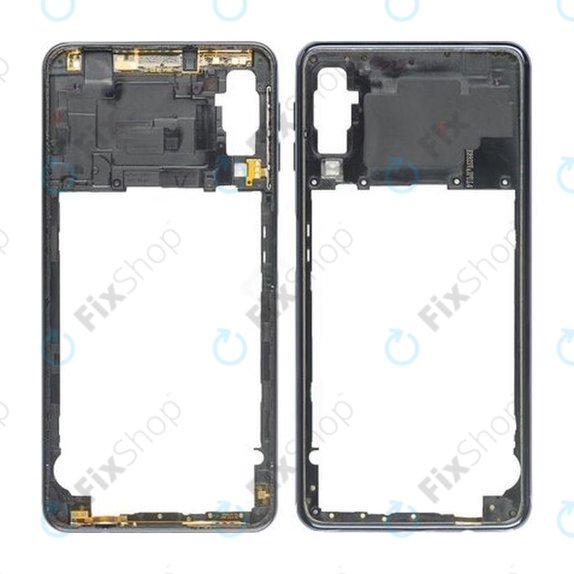 Samsung Galaxy A7 A750F (2018) - Srednji okvir (crni) - GH98-43585A originalni servisni paket